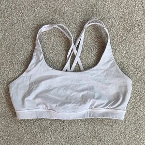 Lululemon Bone White Energy Bra